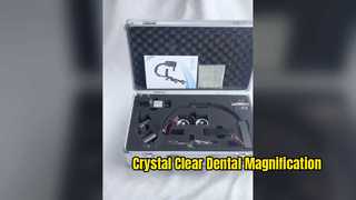 نمایش دموی ذره بین چراغ جلو پزشکی Dental Loupes