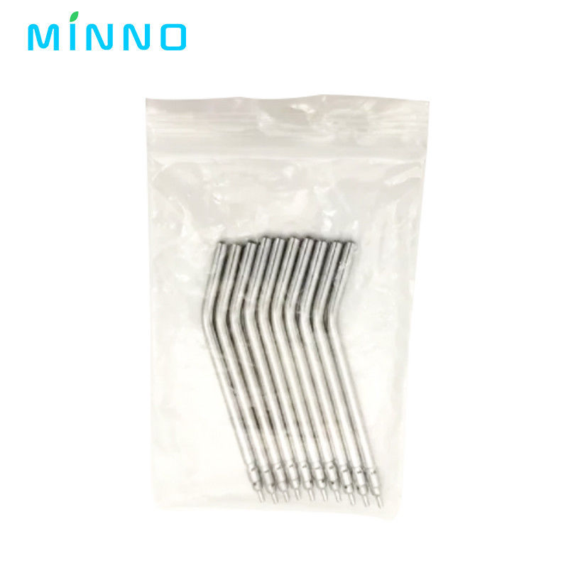 10pcs فولاد ضد زنگ دندان هوا سه بار سرينگ 3 راه دندان هوا آب اسپري سرينگ نوزل ها نکات