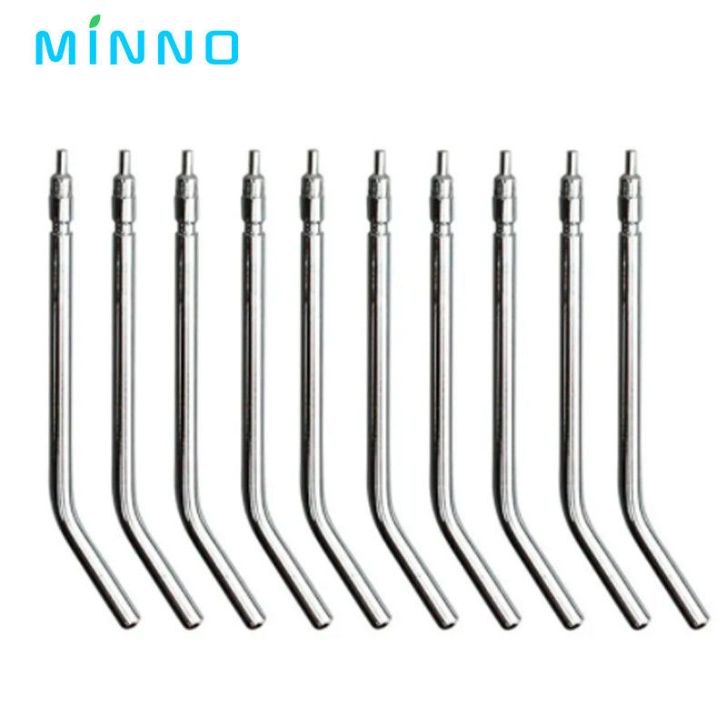 10pcs فولاد ضد زنگ دندان هوا سه بار سرينگ 3 راه دندان هوا آب اسپري سرينگ نوزل ها نکات