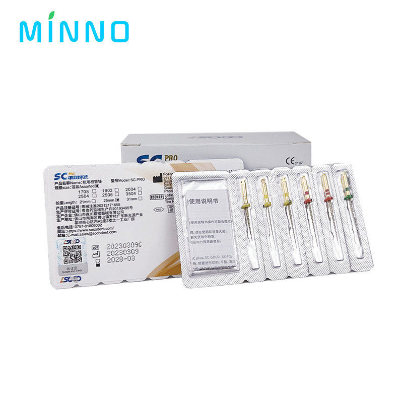 دندانپزشکی SX-F3 Blue Files Nitinol Rotary Universal Engine Endodontic Anti-Fatigue Constant Needle دندانپزشکی تشک کانال ریشه